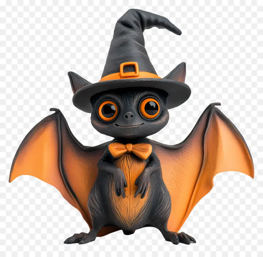 Kelelawar Halloween，Kelelawar Dengan Topi PNG