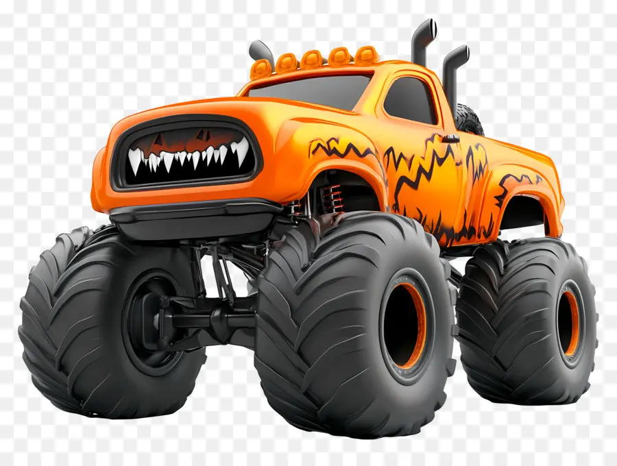 Truk Monster Halloween，Truk Monster Hitam PNG