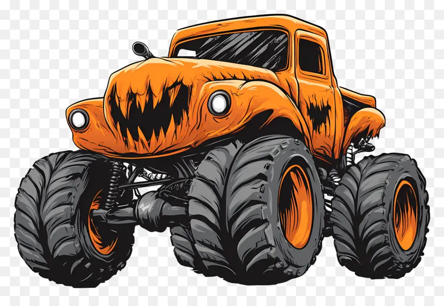 Truk Monster Halloween，Truk Monster PNG