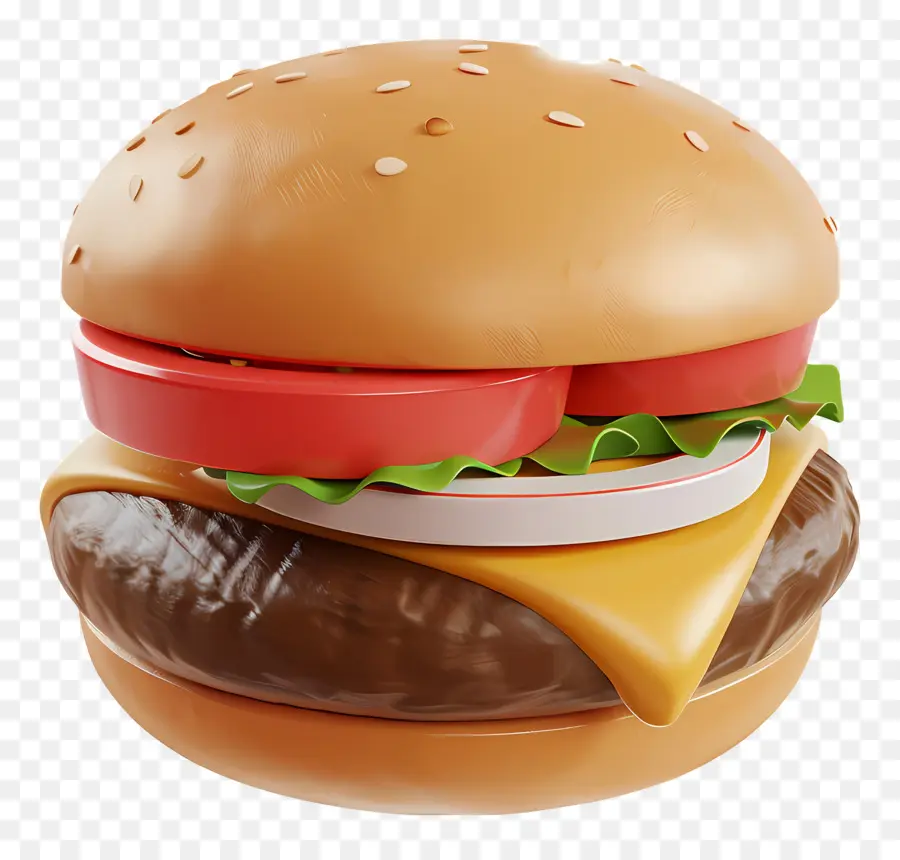 Burger Biasa，Burgernya PNG