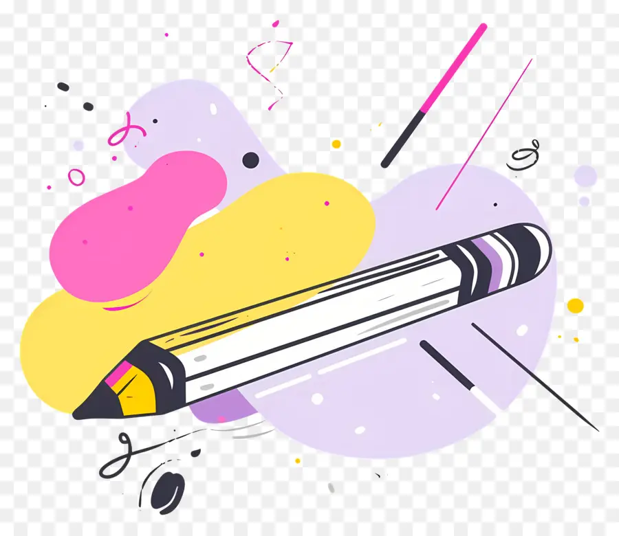 Pensil Berwarna，Pensil Warna Warni PNG