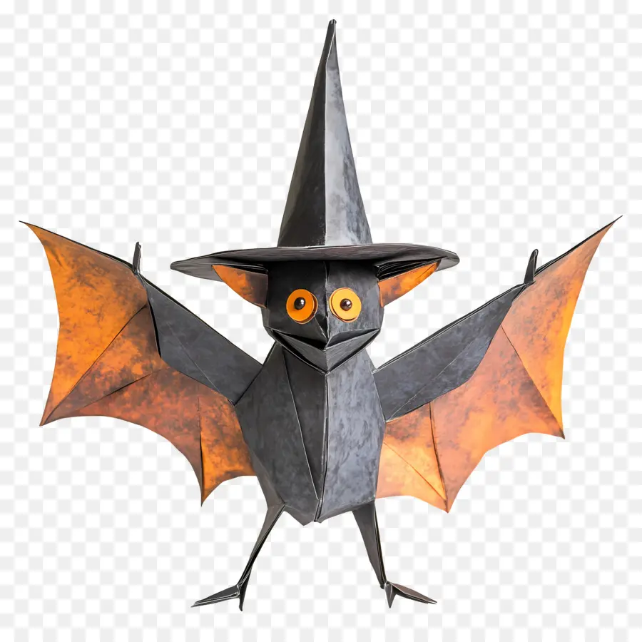 Kelelawar Halloween，Kelelawar Dengan Topi PNG