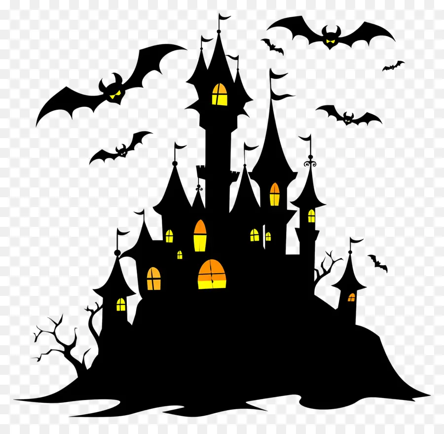 Kastil Disney Halloween，Rumah Berhantu PNG