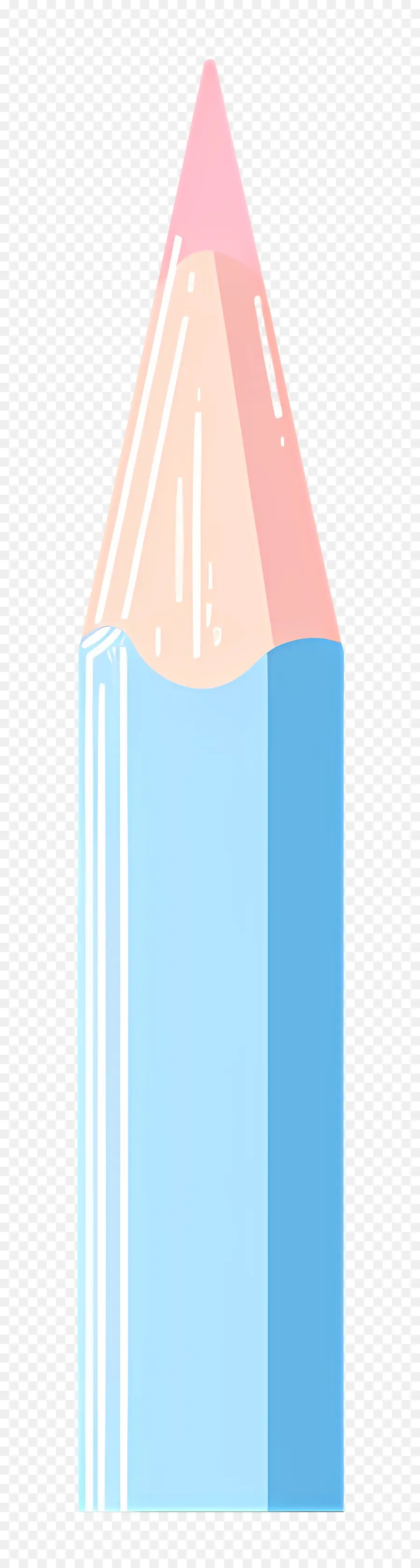 Pensil Berwarna，Pensil Biru PNG