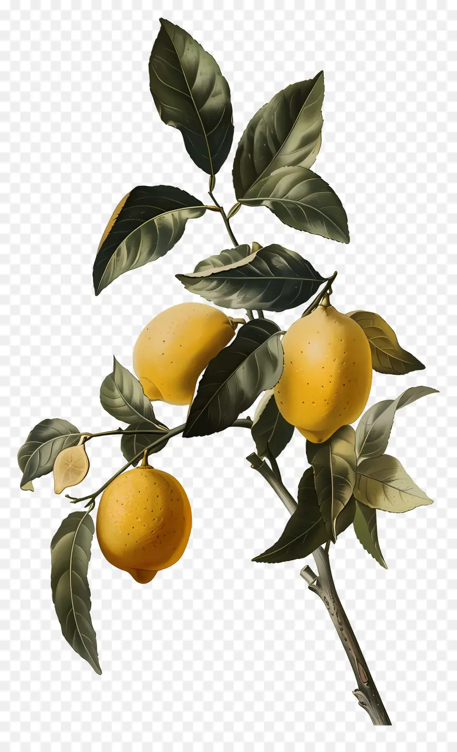 Lemon Antik，Cabang Lemon PNG