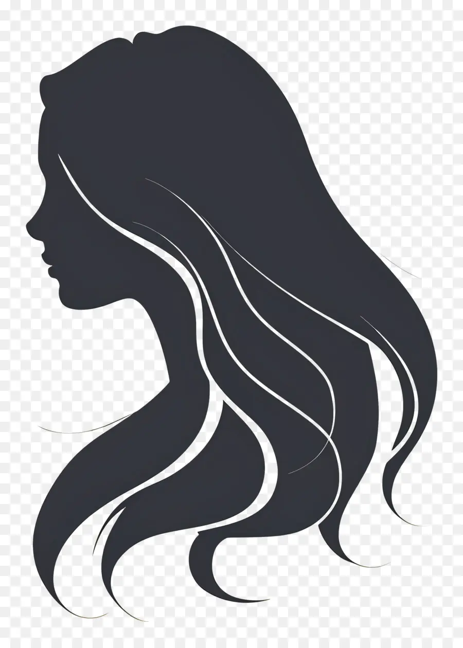 Logo Gadis，Bayangan Hitam PNG