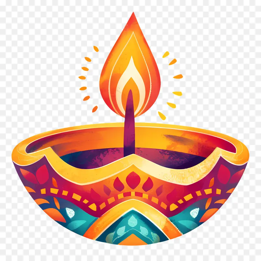 Diwali Diya，Lampu PNG