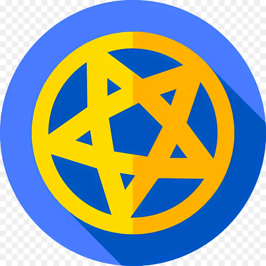 Simbol Pentagram，Pentagram PNG