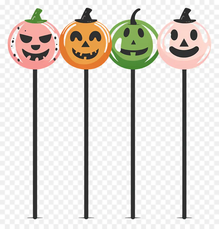 Lolipop Halloween，Lolipop Labu PNG