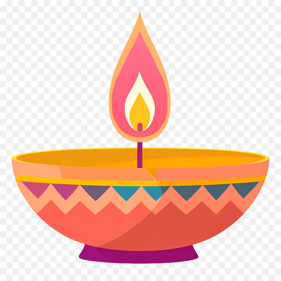 Diwali Diya，Lampu Diya PNG