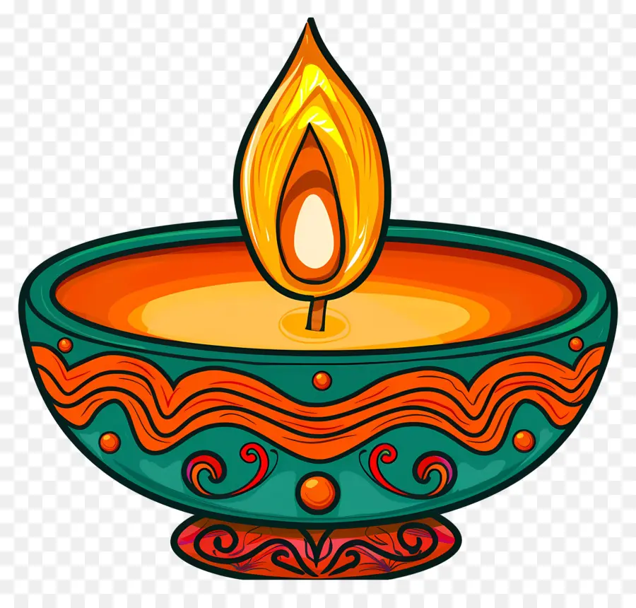 Diwali Diya，Lampu Minyak PNG