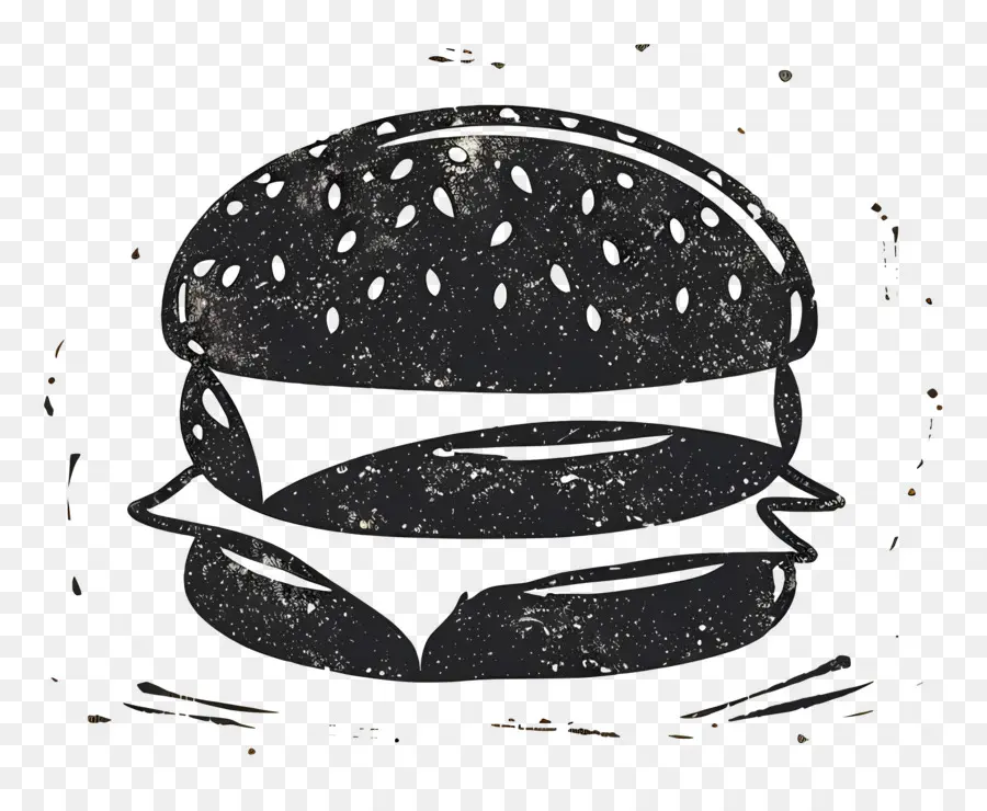 Garis Besar Burger，Burger Antik PNG