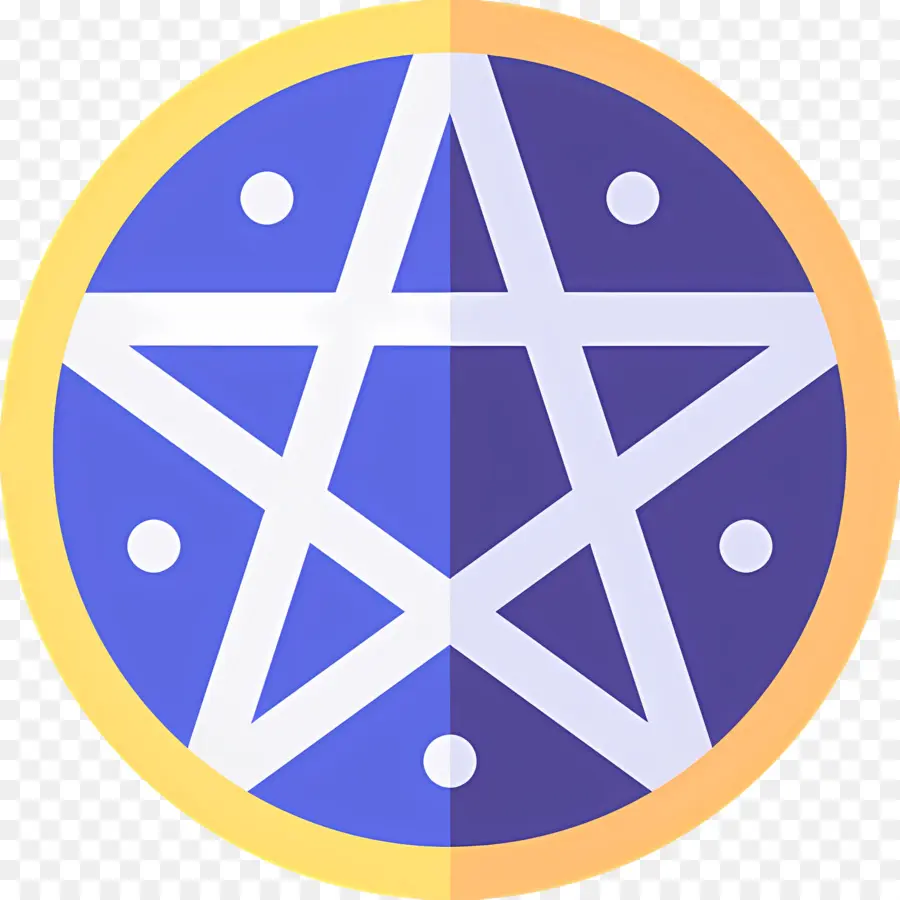 Simbol Pentagram，Pentagram PNG