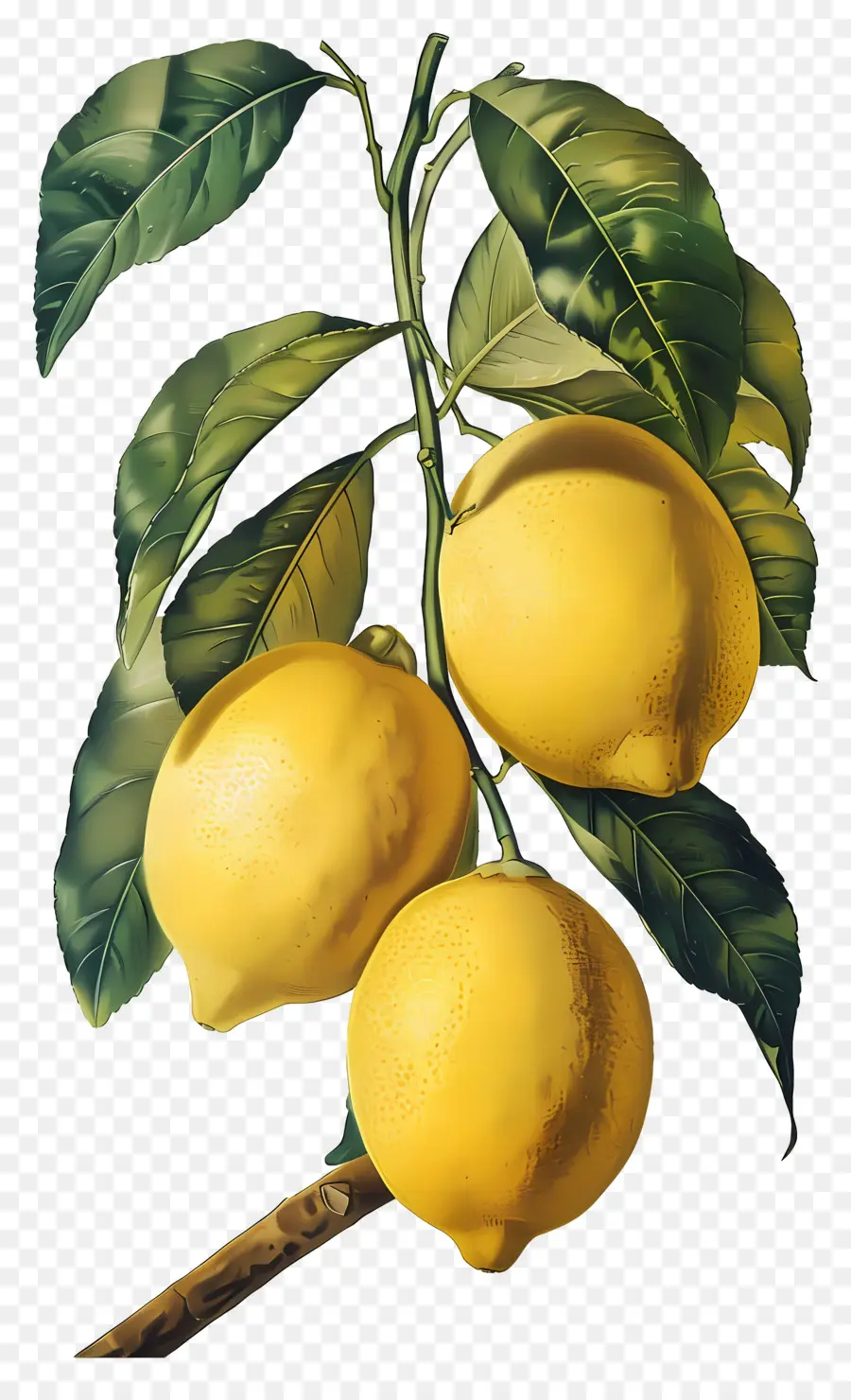 Lemon Antik，Cabang Lemon PNG