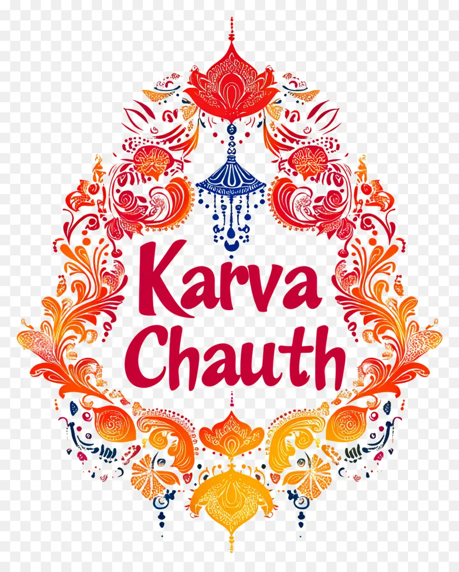 Karva Chauth，Desain Dekoratif PNG