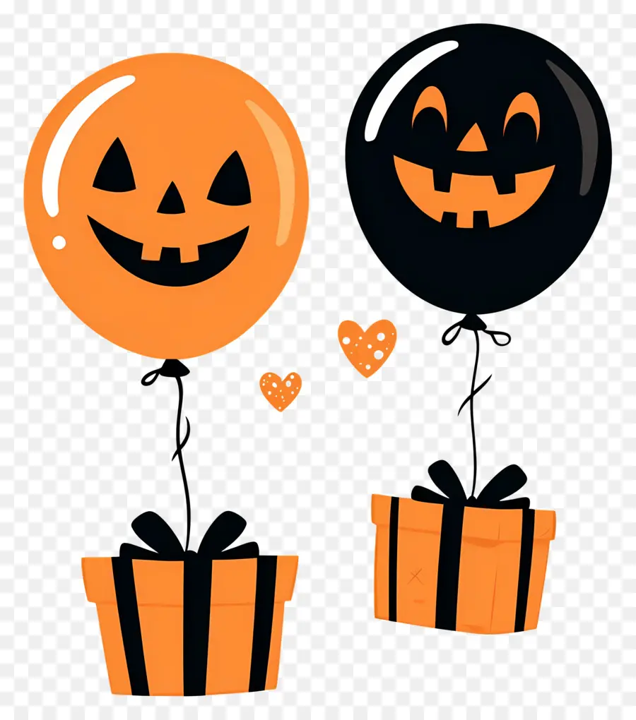 Balon Halloween，Hadiah PNG