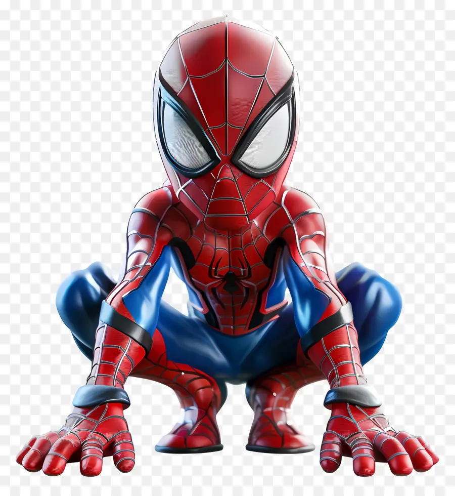 Spiderman Yang Lucu，Manusia Laba Laba Chibi PNG