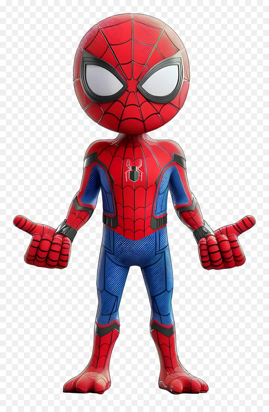 Spiderman Yang Lucu，Manusia Laba Laba Chibi PNG