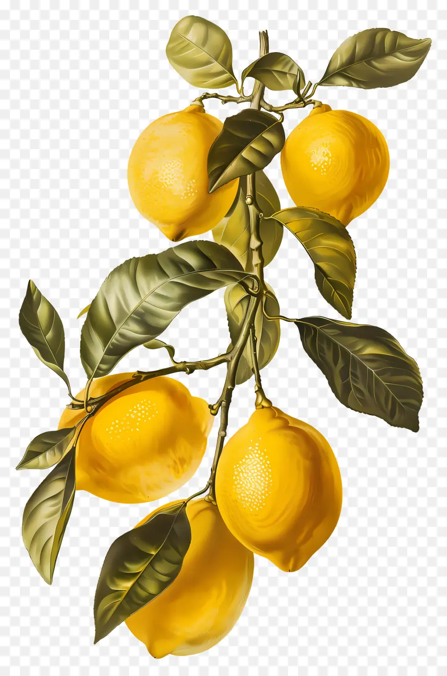 Lemon Antik，Cabang Lemon PNG