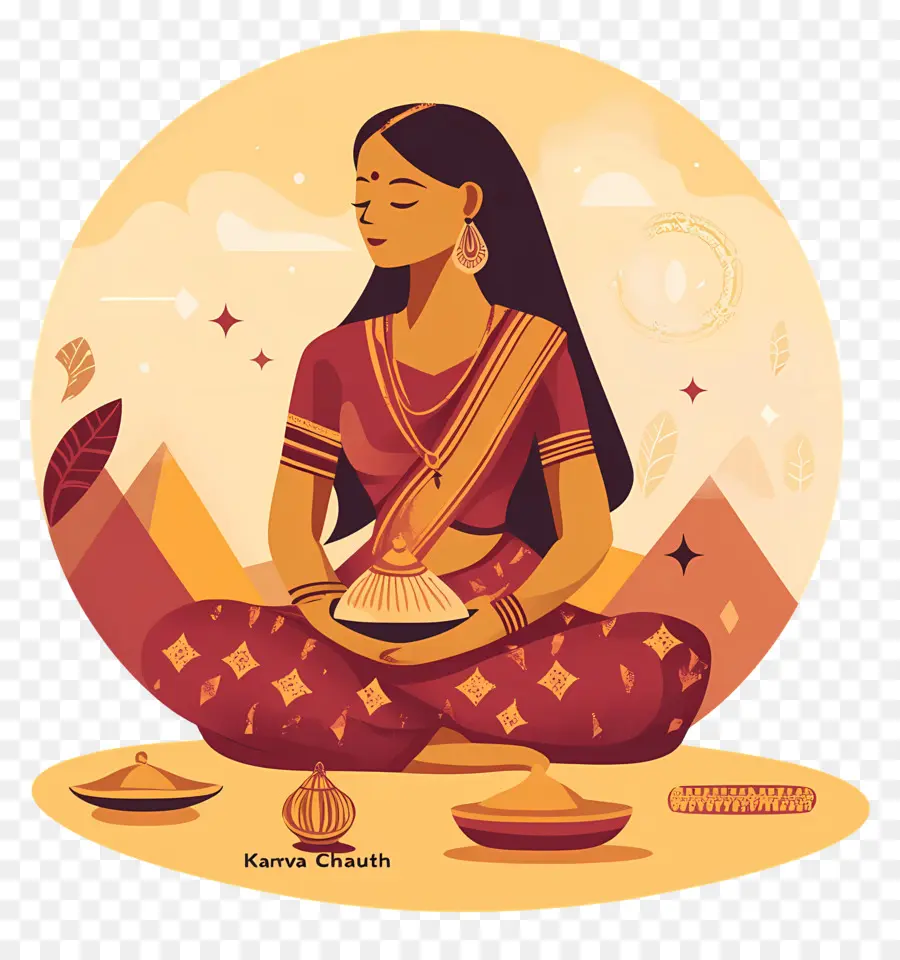 Karva Chauth，Perayaan Karva Chauth PNG