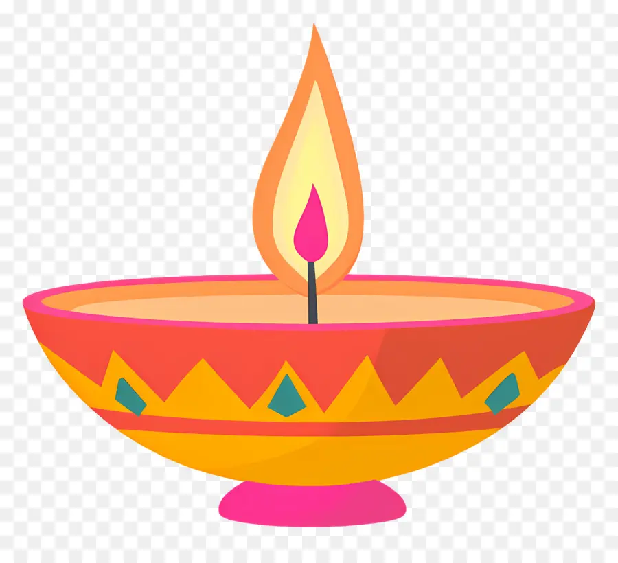 Diwali Diya，Menyalakan Diya PNG