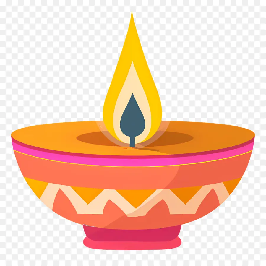 Diwali Diya，Menyalakan Diya PNG