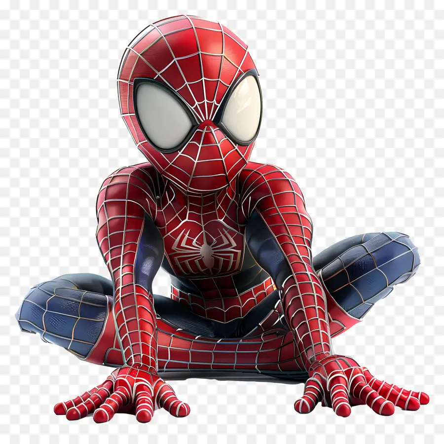 Spiderman Yang Lucu，Spider Man Sedang Duduk PNG