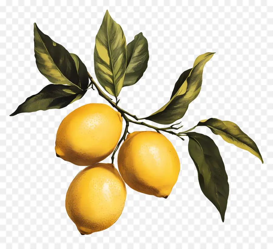 Lemon Antik，Cabang Lemon PNG