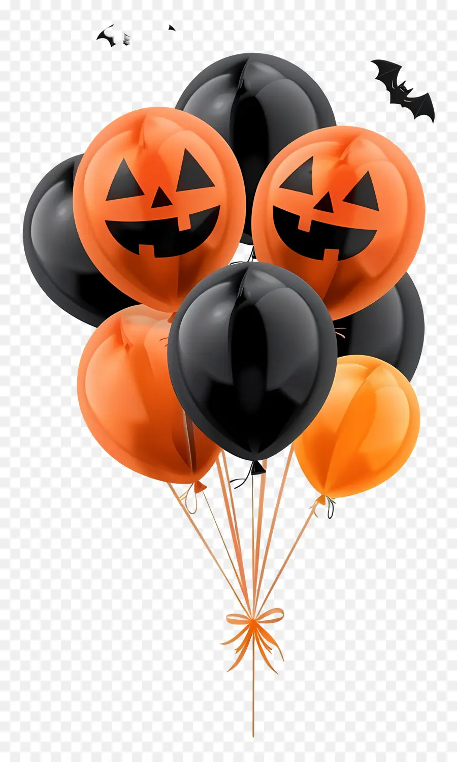 Balon Halloween，Balon Labu PNG