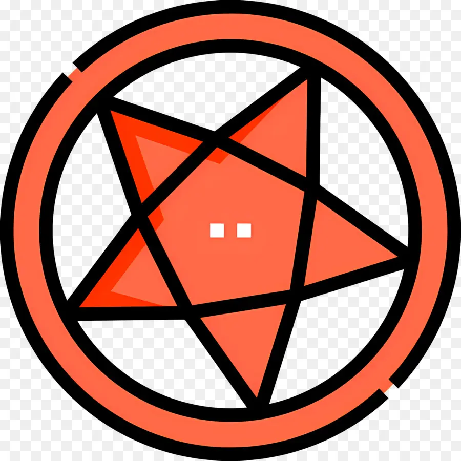 Simbol Pentagram，Pentagram PNG