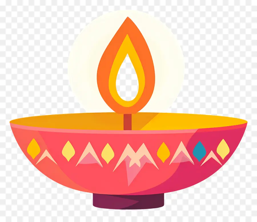 Diwali Diya，Lampu Diya PNG