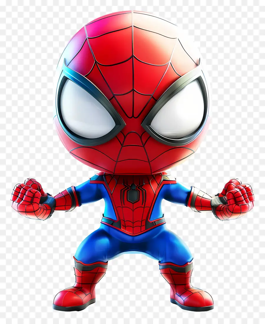 Spiderman Yang Lucu，Manusia Laba Laba Chibi PNG