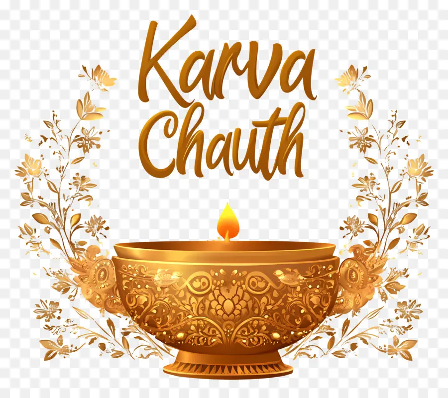 Karva Chauth，Lampu Emas PNG