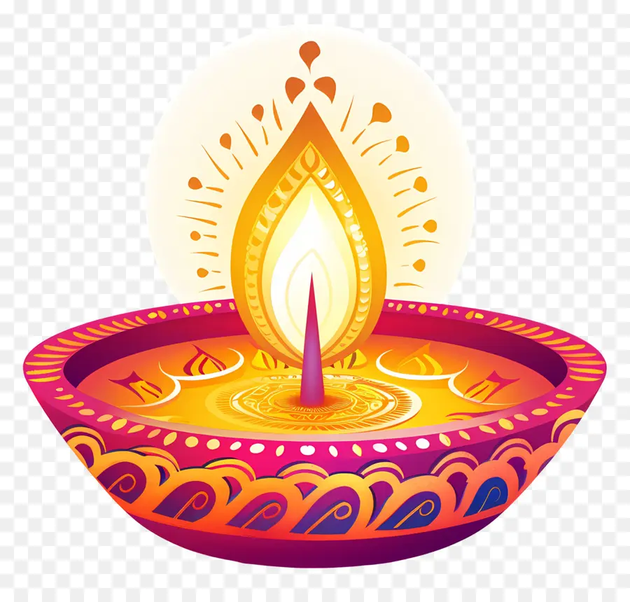 Diwali Diya，Lampu PNG