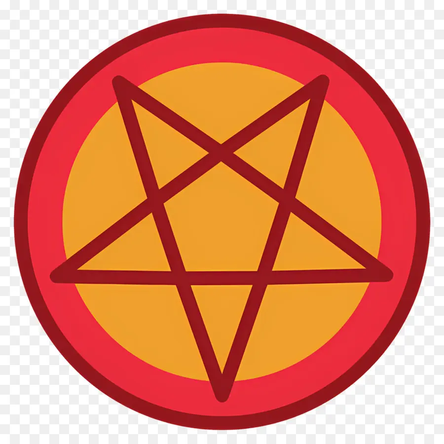 Simbol Pentagram，Pentagram PNG