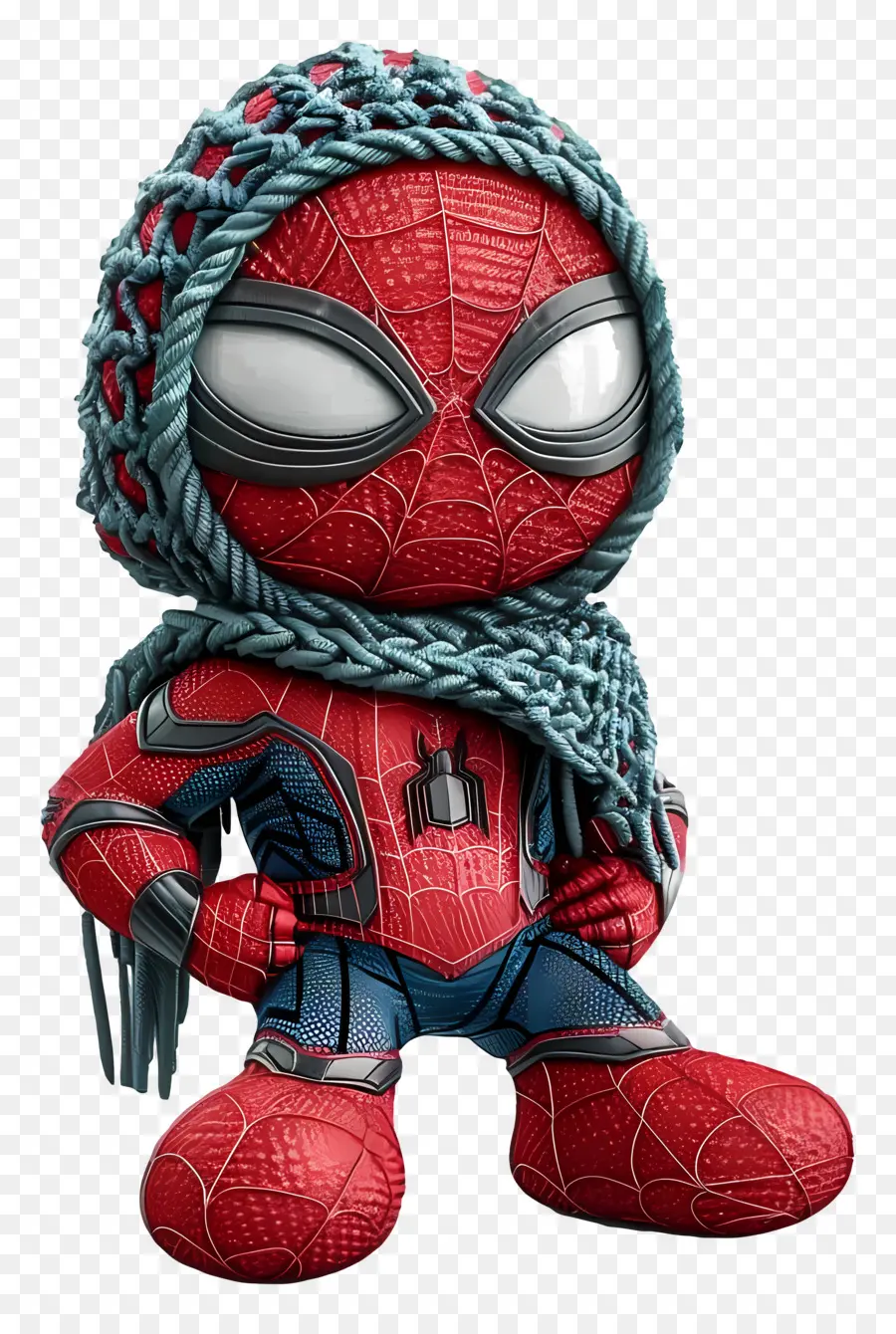 Spiderman Yang Lucu，Spider Man Dengan Syal PNG