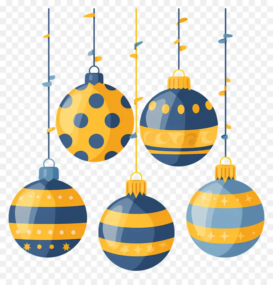 Menggantung Bola Natal，Ornamen PNG