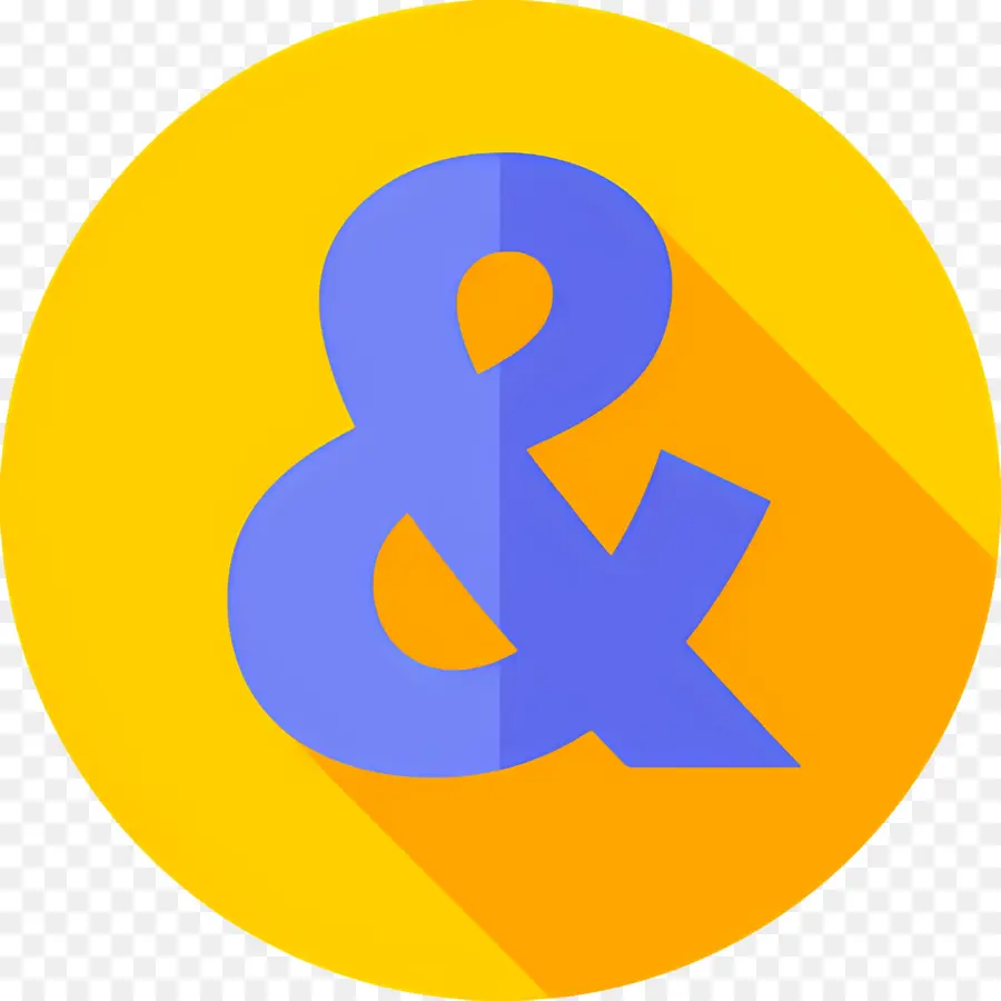 Simbol Ampersand，Ampersand Ungu PNG