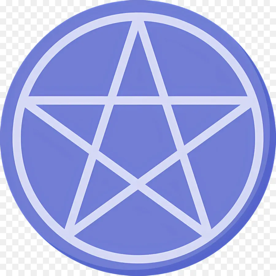 Simbol Pentagram，Pentagram Ungu PNG