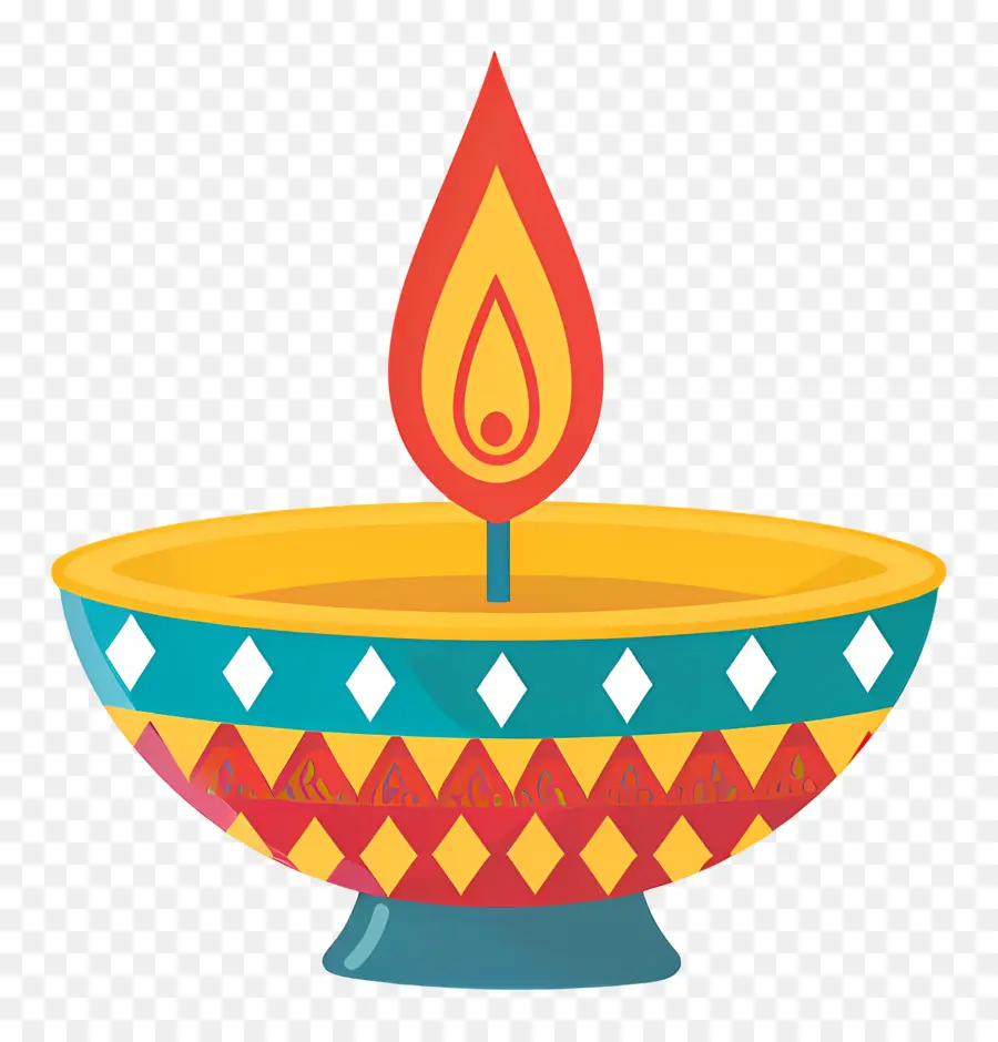 Diwali Diya，Lampu Diya PNG