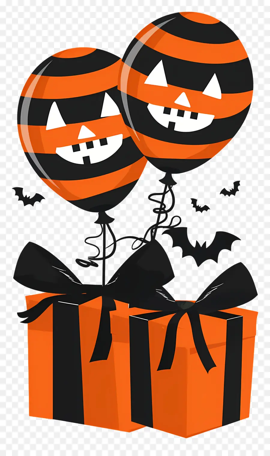 Balon Halloween，Labu PNG