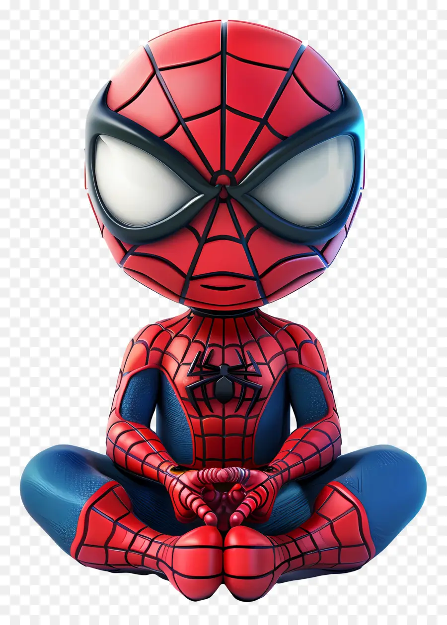 Spiderman Yang Lucu，Spider Man Sedang Duduk PNG