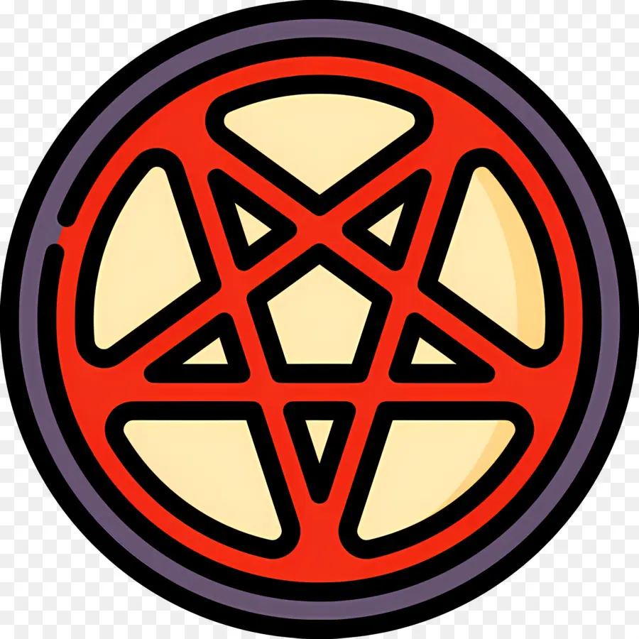 Simbol Pentagram，Pentagram PNG