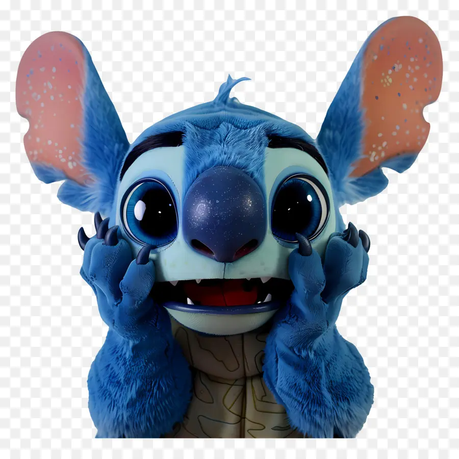 Jahitan Disney，Karakter Alien Biru PNG