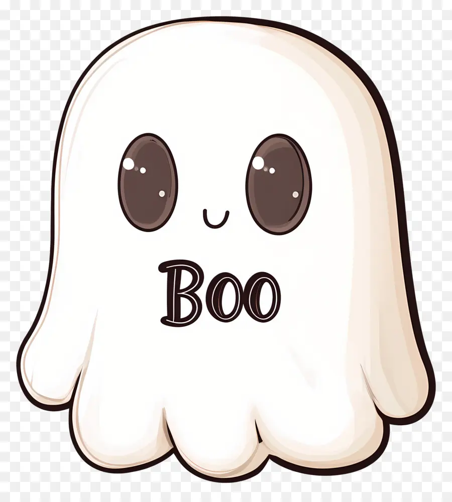 Halloween Boo，Hantu Lucu PNG