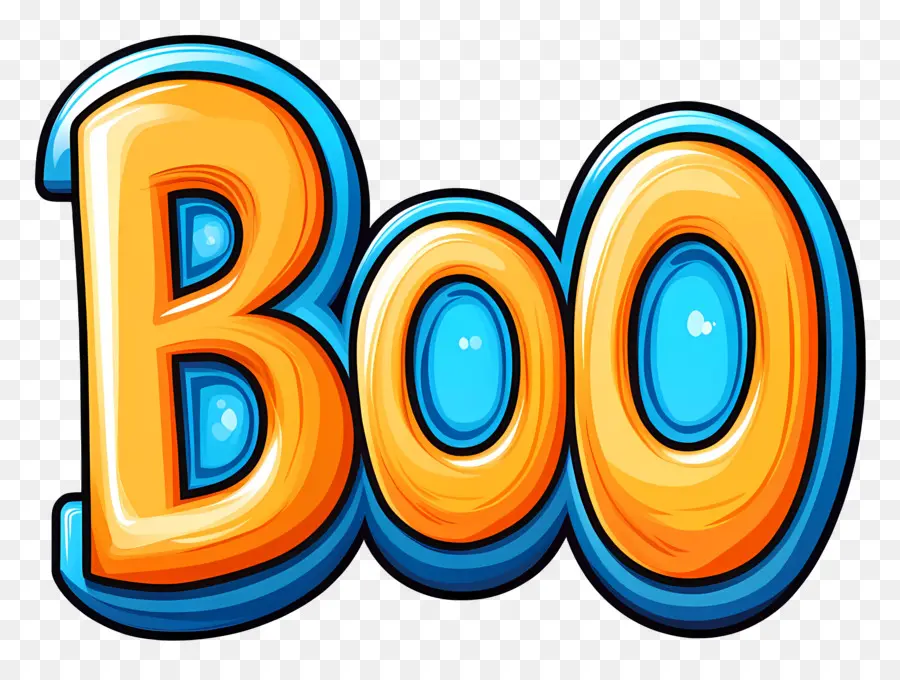 Halloween Boo，Teks Boo PNG