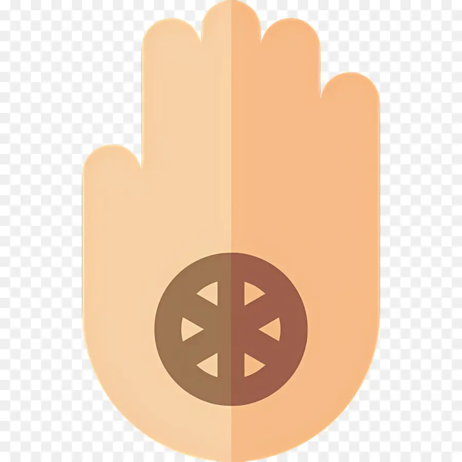 Simbol Karma，Tangan Dengan Simbol PNG