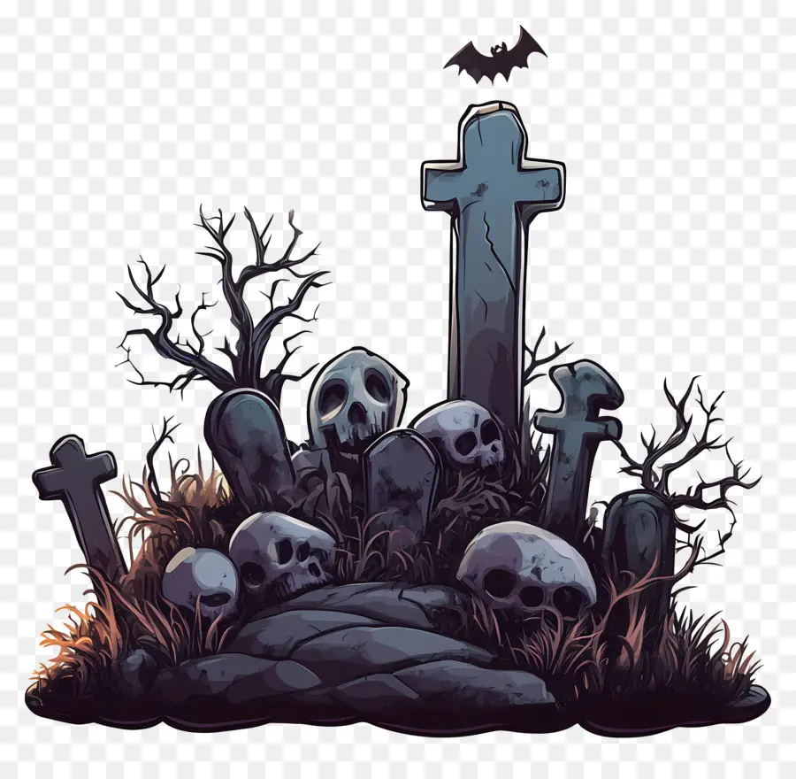 Makam Halloween，Makam PNG