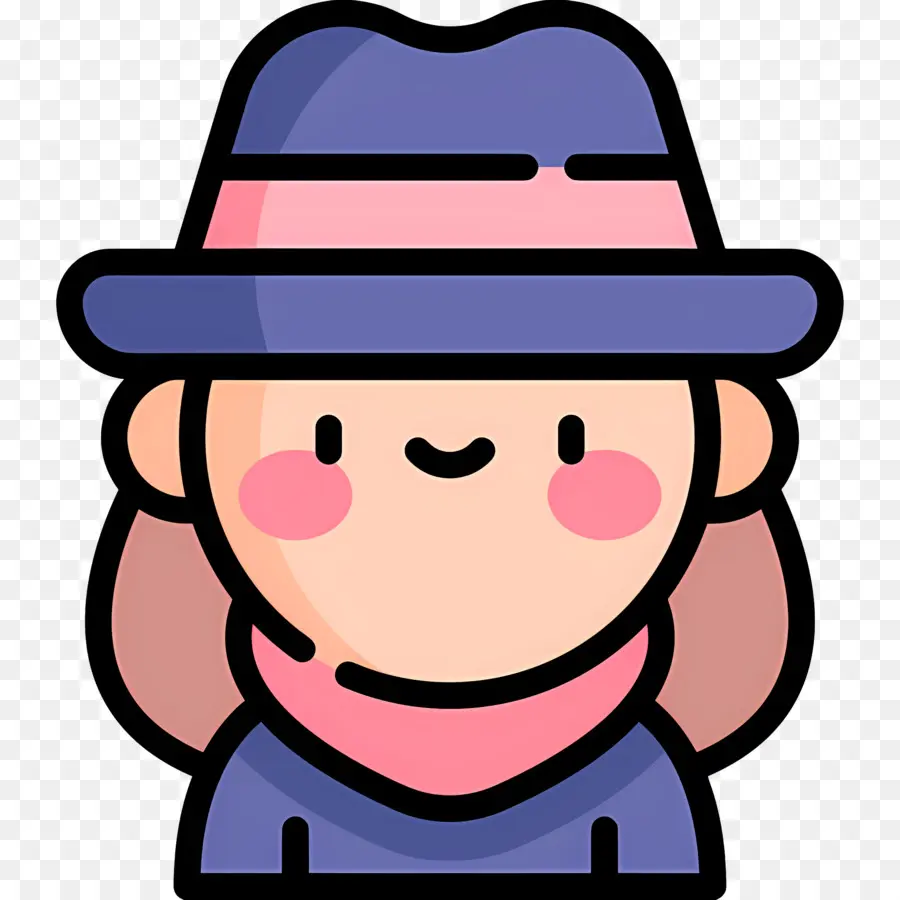 Bayi Perempuan，Orang Kartun Dengan Topi PNG