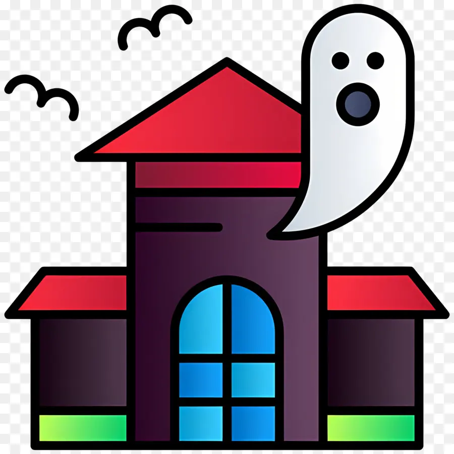 Kastil Halloween，Rumah Berhantu PNG